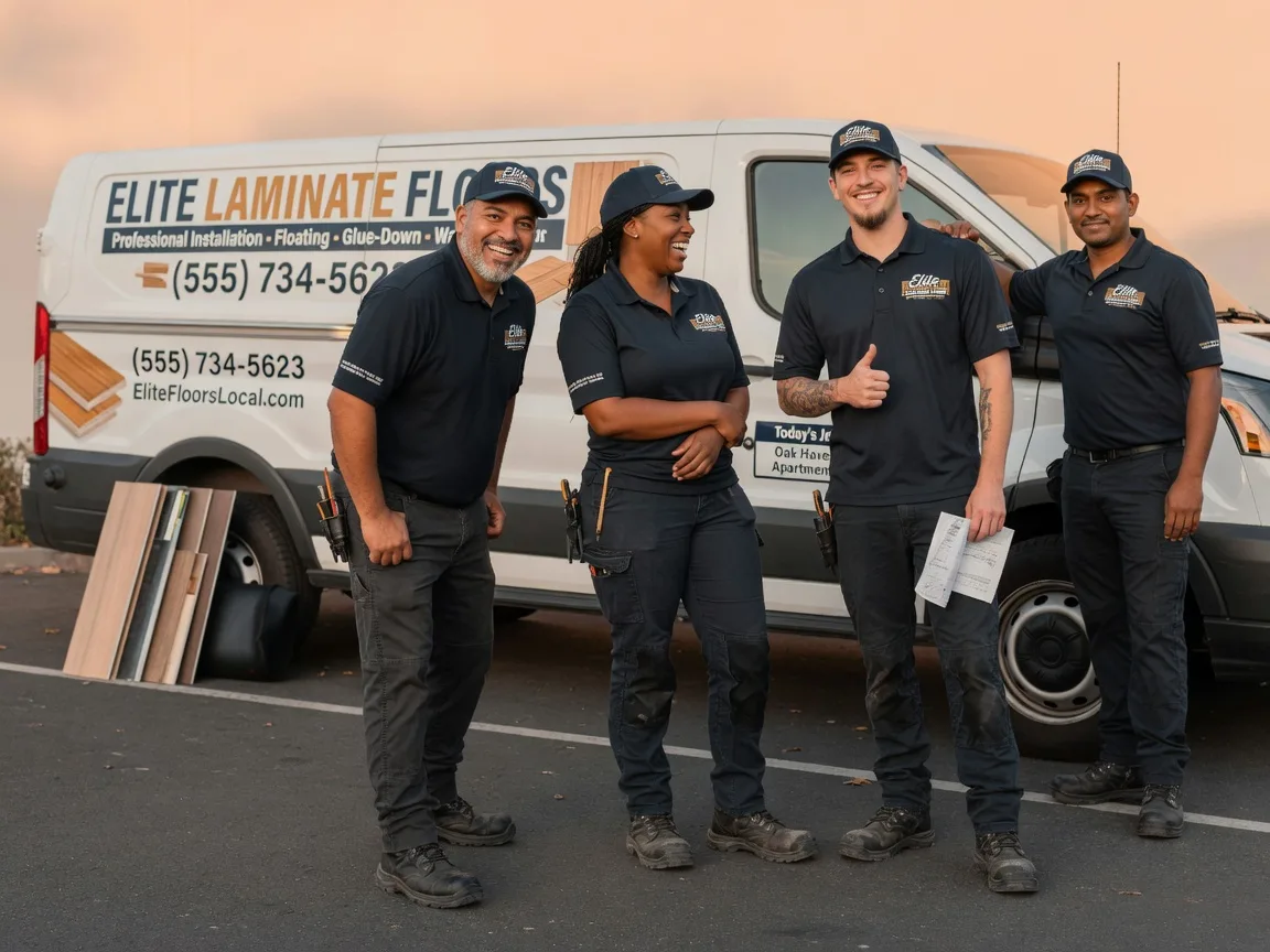 Laminate flooring installation company in Bronson, TX